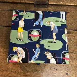 Golf theme “USA Women’s Open” trinket box
